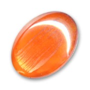 Cabochon ovale 25x18 mm Sun/Gold x1