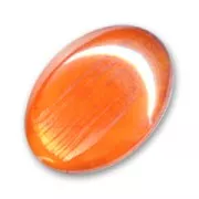 Cabochon ovale 25x18 mm Sun/Gold x1