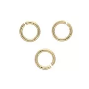 Anneaux ouverts 3x0.5 mm en Gold filled (or laminé)  x100