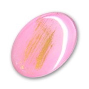 Cabochon ovale 25x18 mm Light Rose/Gold x1|raw }}