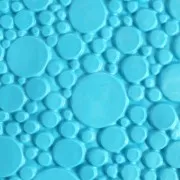 Plaque de texture 20.5x13.5 cm pour pâte polymère - Motif Bulles x1