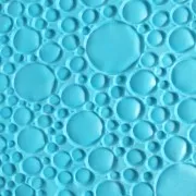 Plaque de texture 20.5x13.5 cm pour pâte polymère - Motif Bulles x1