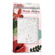 Moule en silicone pour pâte polymère, résine et pâte de métal - Floral x1