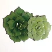 Moule en silicone pour pâte polymère, résine et pâte de métal - Floral x1