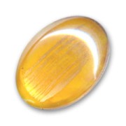 Cabochon ovale 18x13 mm Light Topaz/Gold x1|raw }}