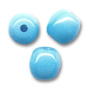 Perles en verre tchèque rondes  3 mm Turquoise x50