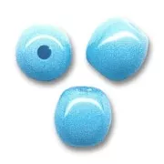 Perles en verre tchèque rondes  3 mm Turquoise x50