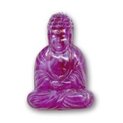 Bouddha 25x18 mm Lilas x1