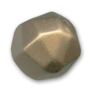 Ronde facettée 20 mm Bronze Mat