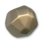 Ronde facettée 20 mm Bronze Mat
