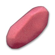 Rectangle 46x20 mm Bordeaux Mat