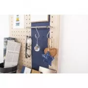 Crochets S en métal 60 mm pour suspension et tissage en macramé -Argenté x4