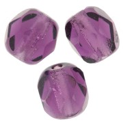 Facettes 6 mm Amethyst  x25