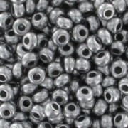 Preciosa Perles rocailles 11/0 2 mm - Argenté x20g