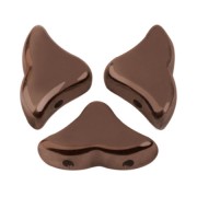 Perles en verre Hélios® par Puca® 6x10 mm Dark Bronze x10g|raw }}
