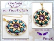 Perles en verre Hélios® par Puca® 6x10 mm Labrador x10g