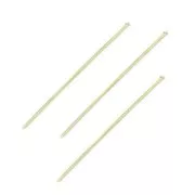 Clous tête plate 50x0.4 mm Gold filled (or laminé)  x10