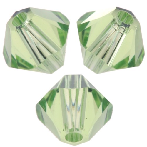 Toupies en cristal PureCrystal 5328 8 mm Peridot x6