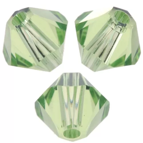 Toupies en cristal PureCrystal 5328 8 mm Peridot x6