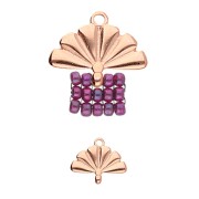 Cymbal - Embout pour tissage de perles Rocaille Miyuki 8/0 - 15 mm Sitia Doré à l'or fin x1