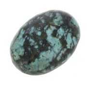 Cabochon ovale 18x13mm Turquoise naturelle - Second choix x1|raw }}