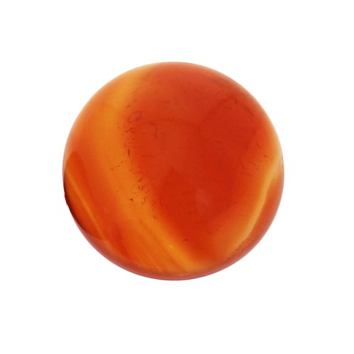 Cabochon rond 10 mm Red Agate x1