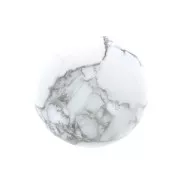 Cabochon rond 10 mm Howlite x1