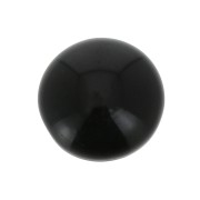 Cabochon rond 10 mm Black Onyx x1