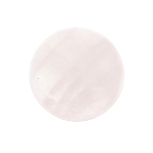 Cabochon rond 10 mm Quartz Rose x1