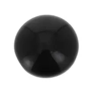 Cabochon rond 12 mm Black Onyx x1
