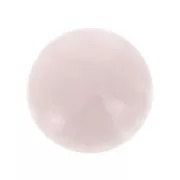 Cabochon rond 12 mm Quartz Rose x1