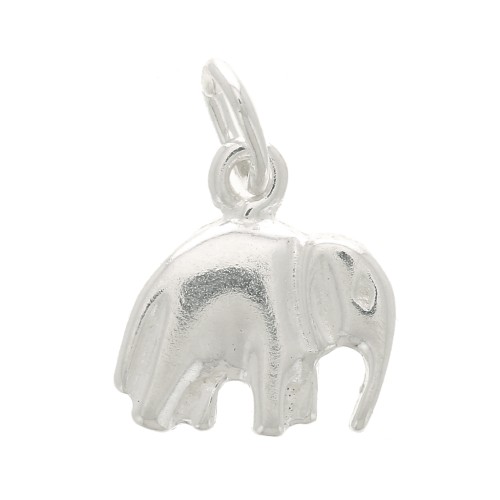 Breloque éléphant 10 mm en Argent 925 x1