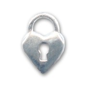 Breloque cadenas 11 mm en Argent 925 x1|raw }}
