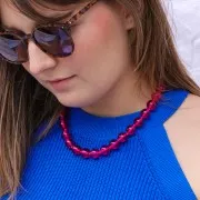 Bobine de fil ciré Linhasita pour micro macramé 1 mm - Bleu d'Orage (202) x168m