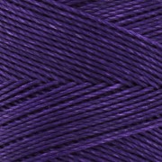 Bobine de fil ciré Linhasita pour micro macramé 0.5 mm - Dark Purple (369) x335m