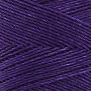 Bobine de fil ciré Linhasita pour micro macramé 0.5 mm - Dark Purple (369) x335m