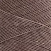 Bobine de fil ciré Linhasita pour micro macramé 0.75 mm - Taupe (366) x228m