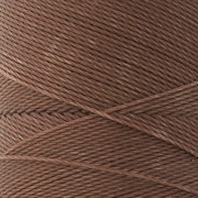 Bobine de fil ciré Linhasita pour micro macramé 0.75 mm - Sable (214) x228m