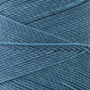 Bobine de fil ciré Linhasita pour micro macramé 0.75 mm - Bleu capri (226) x228m