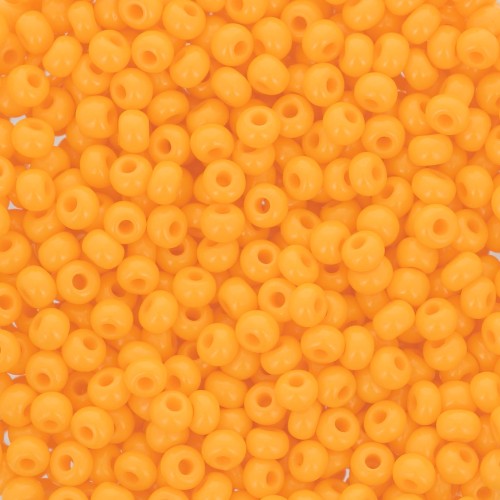 Preciosa Perles rocailles 9/0 2.5 mm - Orange Opaque x20g