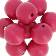Ronde en bois 20 mm Fuchsia x5|raw }}