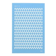 Silk Screen Moiko pour Pâte polymère 74x105 mm Motif Chevrons 11.24|raw }}