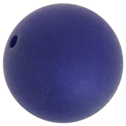 Perle ronde Polaris Dépolie 12 mm Dark Indigo x1