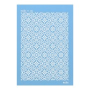 Silk Screen Moiko pour Pâte polymère 74x105 mm Motif Ethnique losange 11.09|raw }}