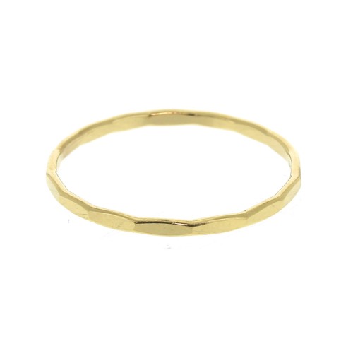 Bague martelée Taille 49 en Gold filled (or laminé)  x1