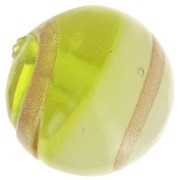 Ronde Murano 15 mm aventurine Peridot x1|raw }}