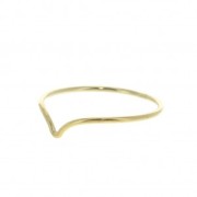 Bague chevron Taille 49 en Gold filled (or laminé)  x1