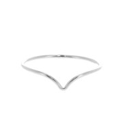 Bague chevron en Argent 925 Taille 49 x1