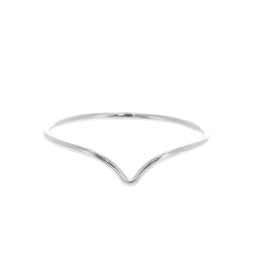 Bague chevron en Argent 925 Taille 54 x1