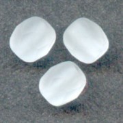 Facettes 6 mm Crystal Mat  x25